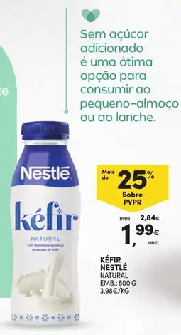 Continente Kéfir Nestlé Natural promoção