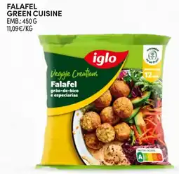 Continente iglo falafel grão-de-bico e especiarias promoção