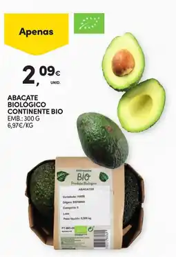 Continente Abacate biológico continente bio promoção