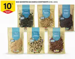 Continente Sementes da marca continente promoção