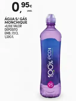 Continente Água s/ gás monchique promoção