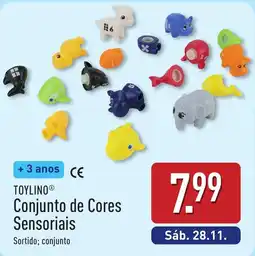 ALDI Toylinos conjunto de cores sensoriais promoção