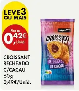 Pingo Doce Pingo Doce croissant recheado c/cacau promoção