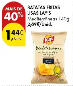 Pingo Doce batatas fritas lisas lay's mediterrâneas promoção