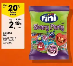 Continente Gomas fini scary party promoção