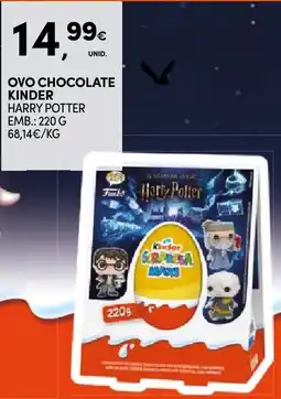 Continente Ovo chocolate kinder harry potter promoção