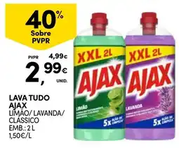 Continente Lava tudo ajax limão/lavanda/classico promoção