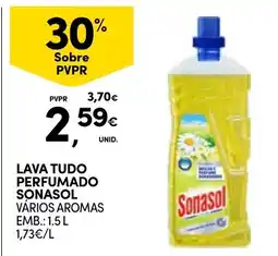 Continente lava tudo perfumado sonasol vários aromas promoção