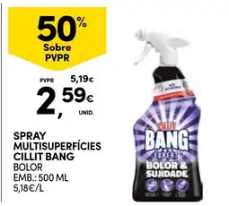 Continente spray multisuperfícies cillit bang promoção
