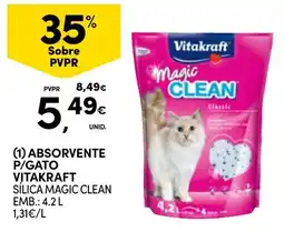 Continente Absorvente p/gato vitakraft promoção