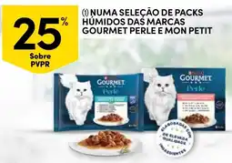 Continente packs húmidos das marcas gourmet perle e mon petit promoção