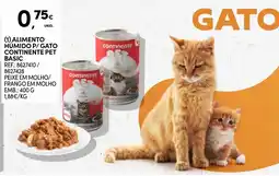 Continente Alimento Humido P/ Gato Continente Pet Basic promoção
