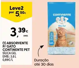 Continente Absorvente p/ gato continente pet promoção