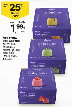 Continente gelatina colagênio mimosa promoção