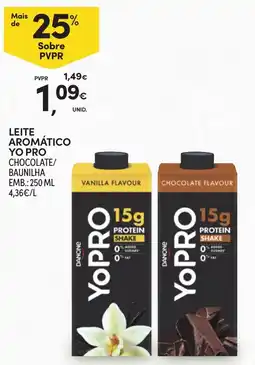Continente Leite aromático yo pro chocolate/baunilha promoção