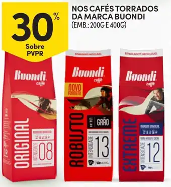 Nos cafés torrados da marca buondi