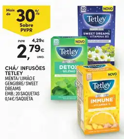 Continente Chá/ Infusões Tetley promoção