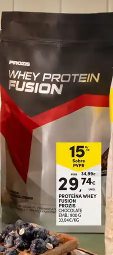 Continente Prozis whey protein fusion promoção