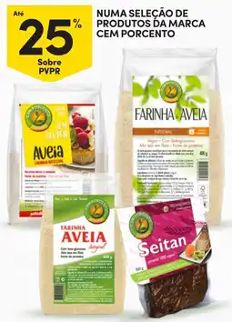 Continente Cem Porcento Farinha Aveia Integral promoção