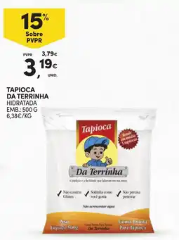 Continente Tapioca da terrinha hidratada promoção