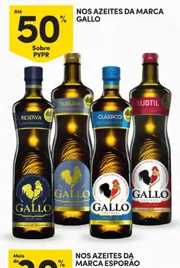 Continente nos azeites da marca gallo promoção