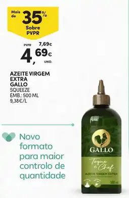 Continente Azeite virgem extra gallo squeeze promoção