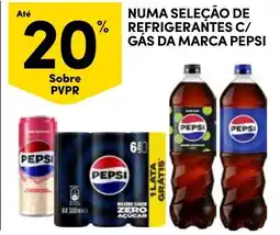 Continente refrigerantes c/ gás da marca pepsi promoção