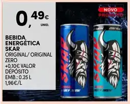 Continente Bebida energética skar original/ original zero promoção