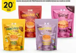 Continente Shine instant pancake mix banana e canela promoção