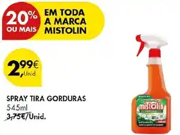 Pingo Doce spray tira gorduras mistolin promoção