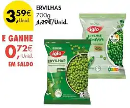 Pingo Doce Ervilhas iglo promoção