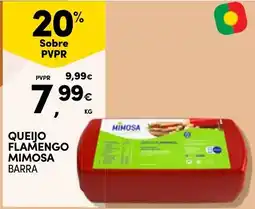 Continente Queijo flamengo mimosa barra promoção