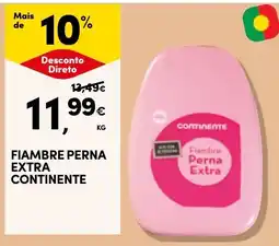 Continente Fiambre perna extra continente promoção