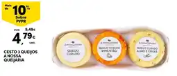 Continente cesto 3 queijos a nossa queijaria promoção