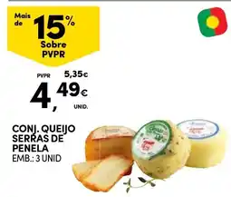 Continente conj. queijo serras de penela promoção
