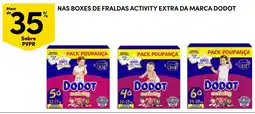 Continente Fraldas activity extra da marca dodot promoção