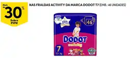 Continente Fraldas activity da marca dodot promoção