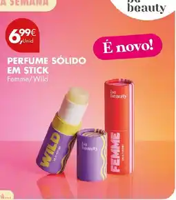 Pingo Doce be beauty perfume sólido em stick femme/wild promoção