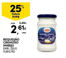 Continente Requeijão cremoso mabiju promoção