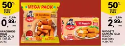 Continente Douradinhos frango capitão iglo promoção