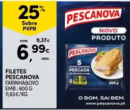 Continente Filetes pescanova farinha&ovo promoção