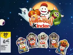 Continente Chocolate Kinder Halloween promoção