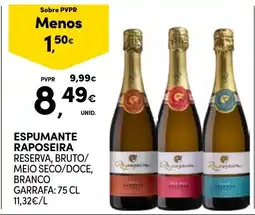 Continente Espumante raPOSEIRA promoção