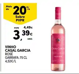 Continente vinho casal garcia rosé promoção