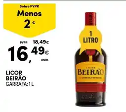 Continente Licor beirão promoção