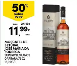 Continente Moscatel de setubal jose maria da fonseca superior, 10 anos promoção