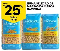 Continente Nacional massas promoção