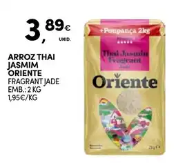 Continente Arroz thai jasmim oriente promoção