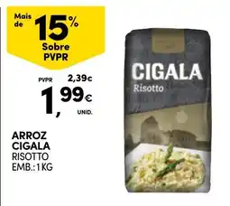 Continente Arroz Cigala Risotto promoção