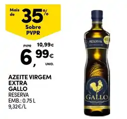 Continente Azeite virgem extra gallo reserva promoção